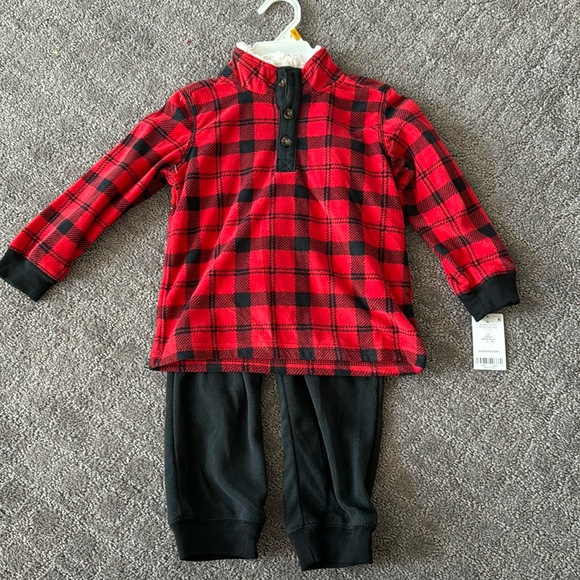 3T Buffalo Plaid Toddler Set - Picture 1 of 3